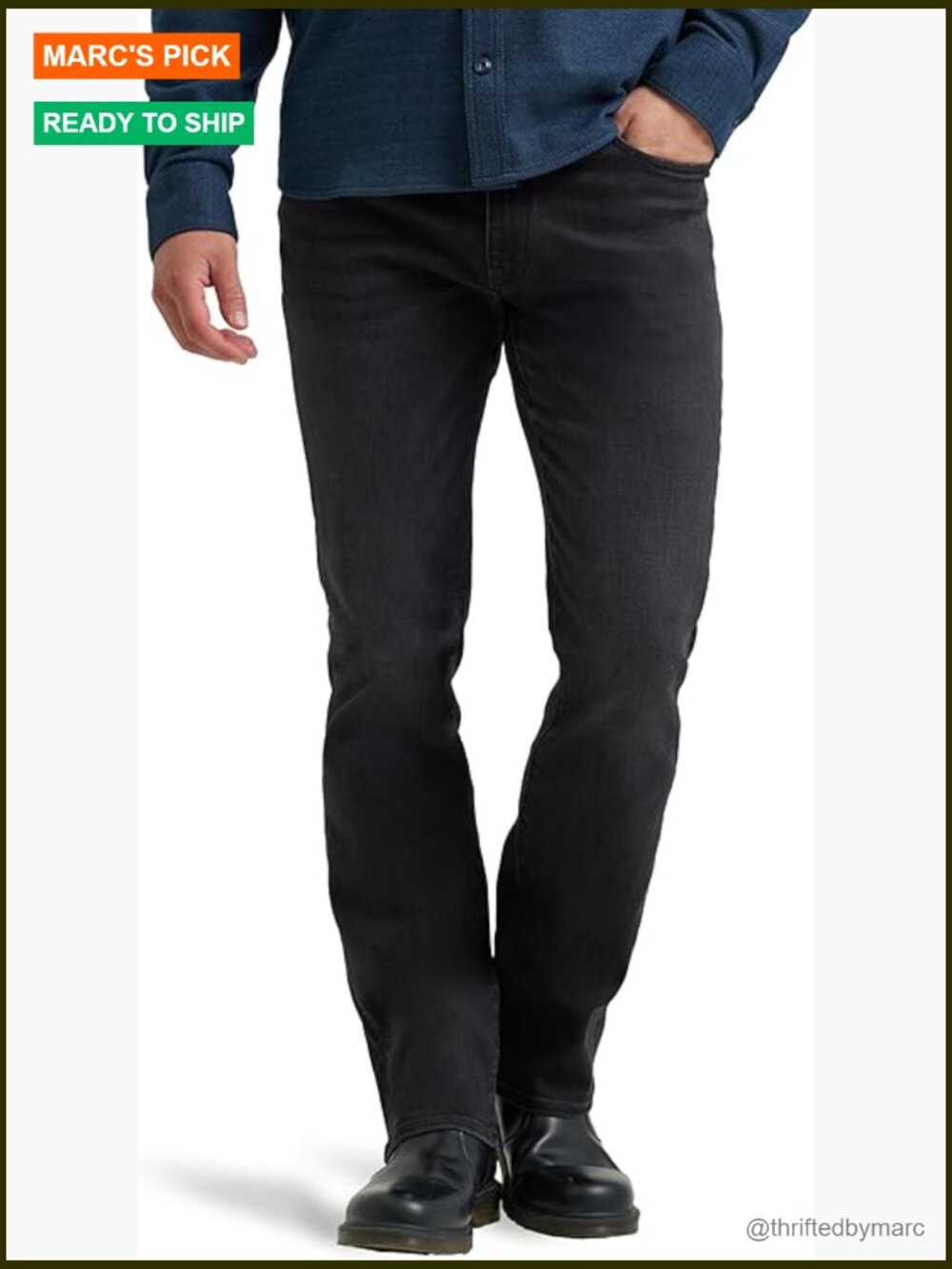 Slim Bootcut Jeans with Extreme Flex Waistband, 29 Inseam, Stretch Denim